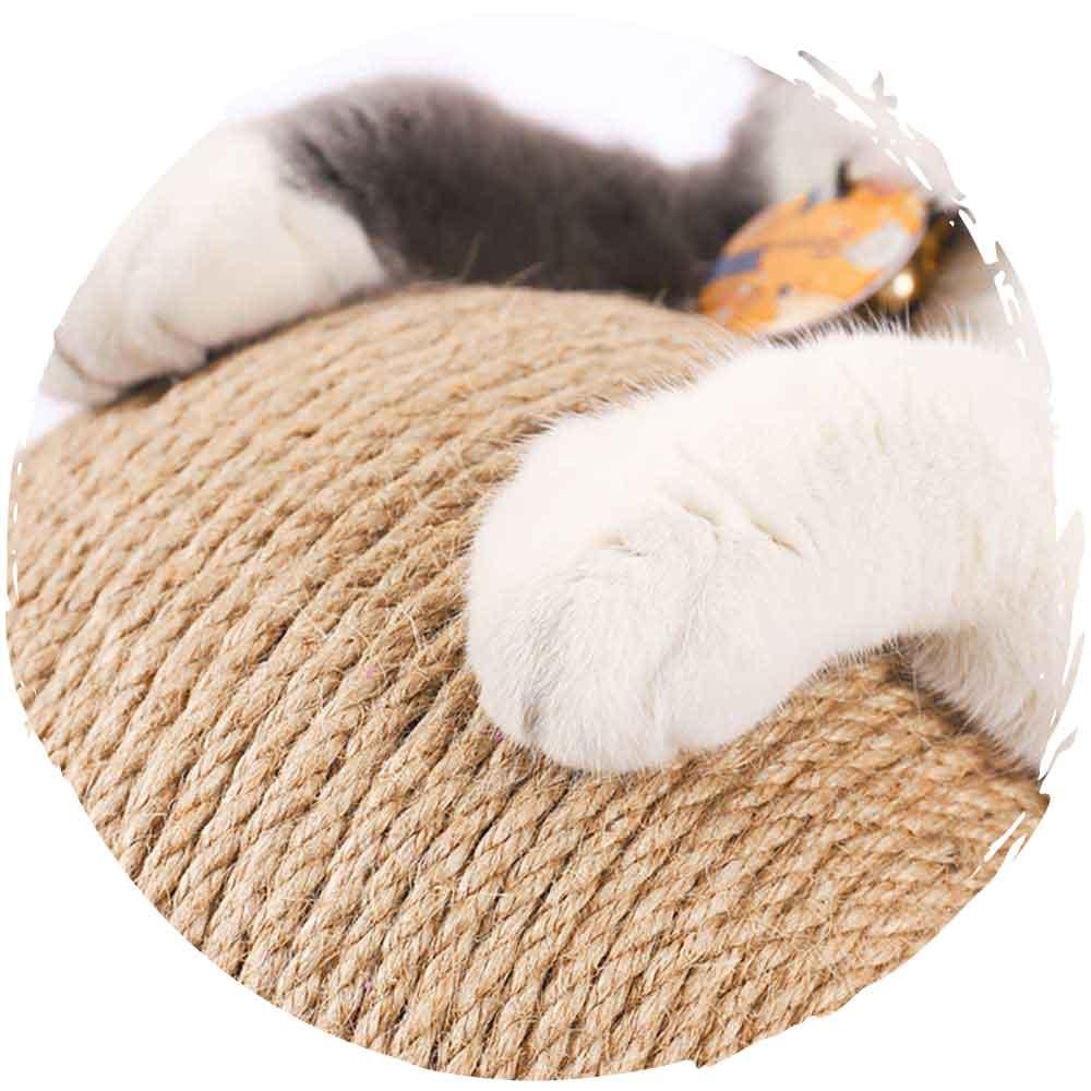 劍麻耐磨貓抓球(V型款｜大碼｜24 x 25 x 28cm)-貓-毛孩物語Pets Thing｜香港寵物貓狗用品專門店：IATA寵物飛機籠、寵物手推車、貓爬架貓樹