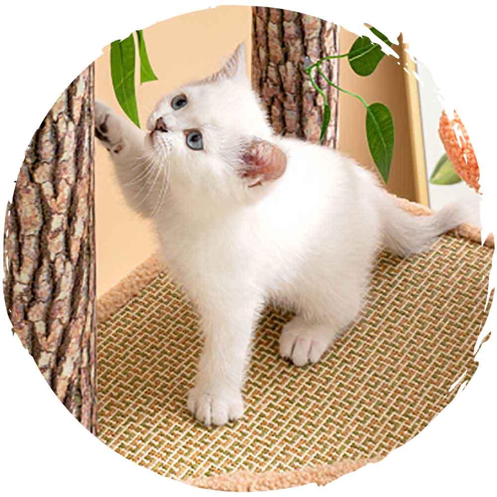 Quiet Forest Imitation Tree Sisal 😸 Cat Scratching Column Grinding Cla ...
