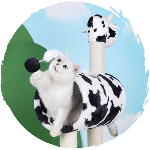 zeze乳牛麻抓柱貓爬架 (2層款｜86cm)-貓-毛孩物語Pets Thing｜香港寵物貓狗用品專門店：IATA寵物飛機籠、寵物手推車、貓爬架貓樹