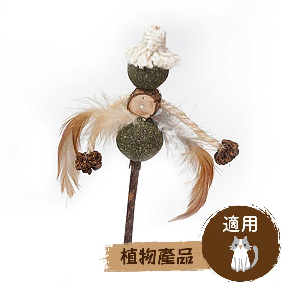🪵貓貓潔齒貓薄荷玩具(稻草人)-貓-毛孩物語Pets Thing｜香港寵物貓狗用品專門店：IATA寵物飛機籠、寵物手推車、貓爬架貓樹