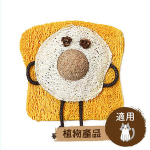 🍞貓貓潔齒貓薄荷玩具(煎蛋多士)-貓-毛孩物語Pets Thing｜香港寵物貓狗用品專門店：IATA寵物飛機籠、寵物手推車、貓爬架貓樹