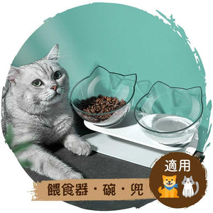 🍚透明餵食飲水護頸餵貓盤-貓狗-毛孩物語Pets Thing｜香港寵物貓狗用品專門店：IATA寵物飛機籠、寵物手推車、貓爬架貓樹