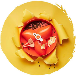 🍽️英國狗狗旋轉防哽慢食碗 (三葉橙)-狗-毛孩物語Pets Thing｜香港寵物貓狗用品專門店：IATA寵物飛機籠、寵物手推車、貓爬架貓樹