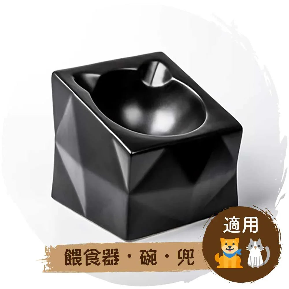 🥣日式和風寵物正方陶瓷餵食碗-貓狗-毛孩物語Pets Thing｜香港寵物貓狗用品專門店：IATA寵物飛機籠、寵物手推車、貓爬架貓樹