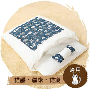 🇯🇵日式可拆洗貓窩(和風貓｜棉布款)-貓-毛孩物語Pets Thing｜香港寵物貓狗用品專門店：IATA寵物飛機籠、寵物手推車、貓爬架貓樹