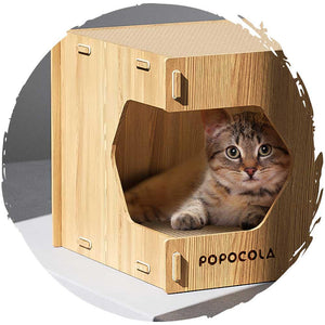 POPOCOLA貓抓板茶几三合一貓窩-貓狗-毛孩物語Pets Thing｜香港寵物貓狗用品專門店：IATA寵物飛機籠、寵物手推車、貓爬架貓樹