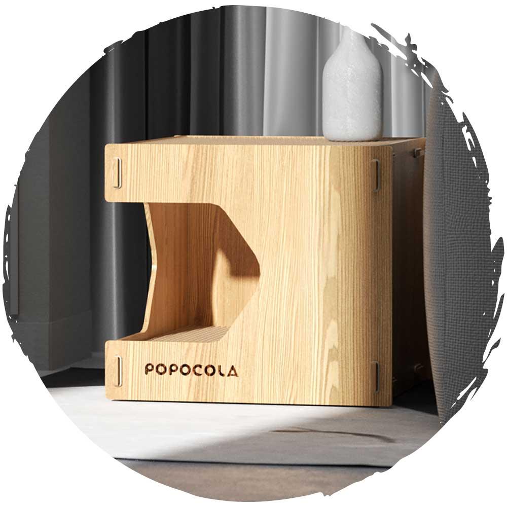 POPOCOLA貓抓板茶几三合一貓窩-貓狗-毛孩物語Pets Thing｜香港寵物貓狗用品專門店：IATA寵物飛機籠、寵物手推車、貓爬架貓樹