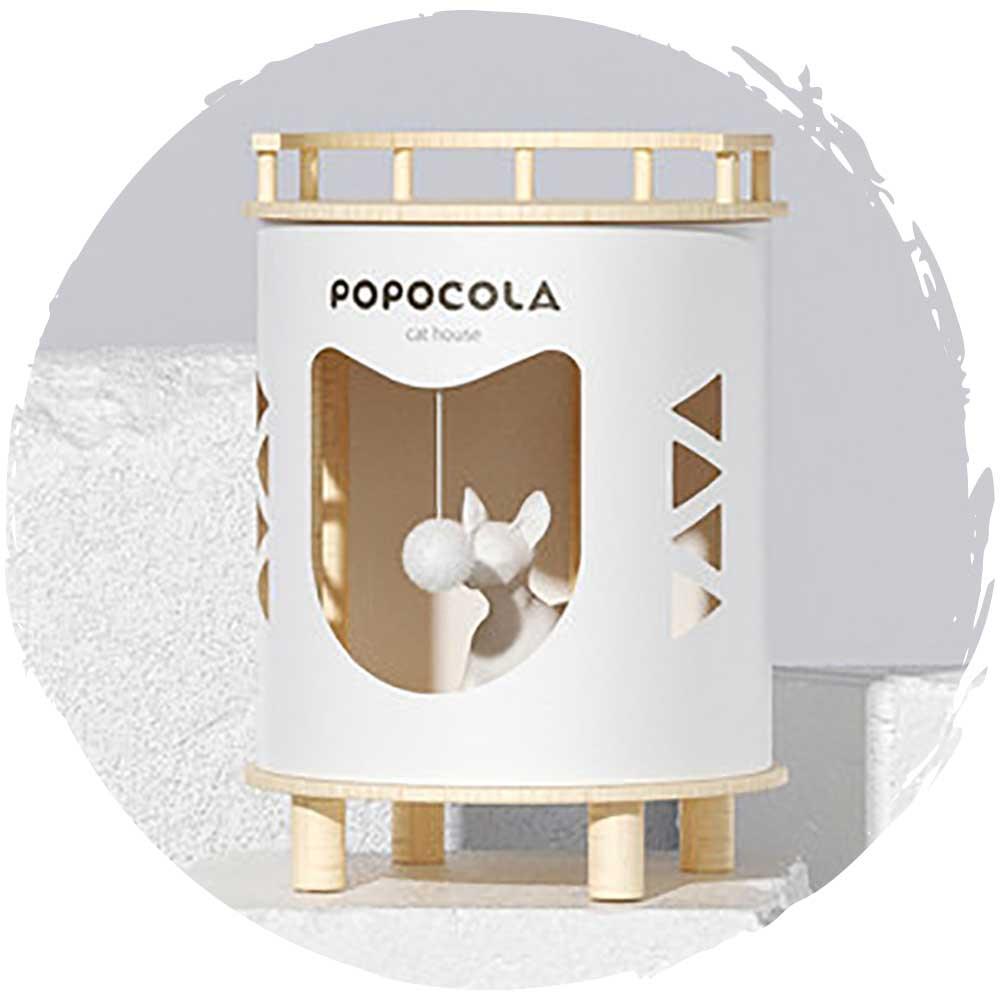 POPOCOLA雙層多用途人貓共用床頭櫃茶几凳仔型貓窩-貓狗-毛孩物語Pets Thing｜香港寵物貓狗用品專門店：IATA寵物飛機籠、寵物手推車、貓爬架貓樹