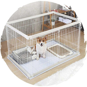 IRIS 室內圍欄小型狗中型狗訓練狗籠 (大碼｜120 x 66.5 x 55.5cm)-狗-毛孩物語Pets Thing｜香港寵物貓狗用品專門店：IATA寵物飛機籠、寵物手推車、貓爬架貓樹