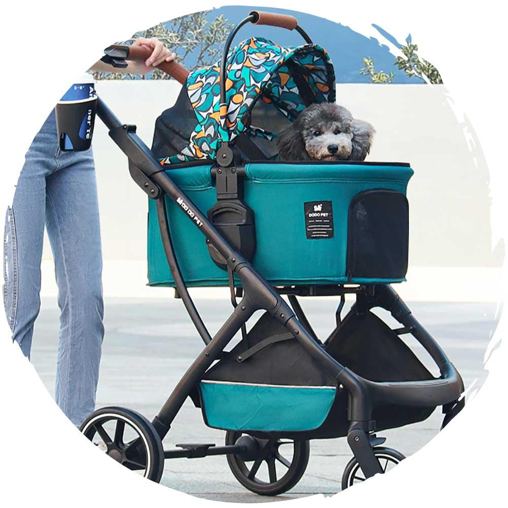 DODOPET 鋁合金車籃分拆款 高層摺疊寵物貓狗手推車（寵物承重：20kg）-狗-毛孩物語Pets Thing｜香港寵物貓狗用品專門店：IATA寵物飛機籠、寵物手推車、貓爬架貓樹