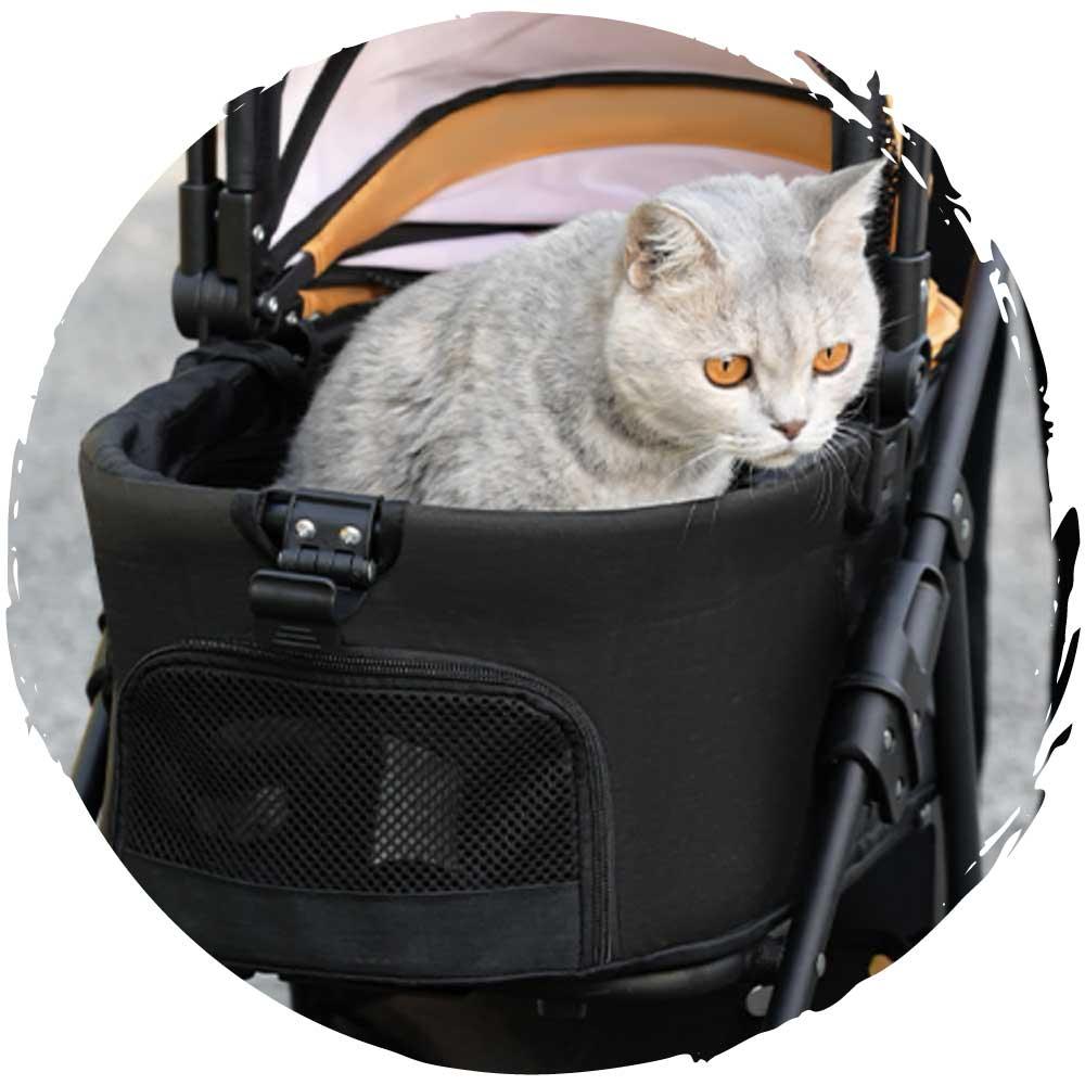 karubee寵物可折疊分離中小型狗貓兩用迷你手推車（寵物承重：15kg）-狗-毛孩物語Pets Thing｜香港寵物貓狗用品專門店：IATA寵物飛機籠、寵物手推車、貓爬架貓樹