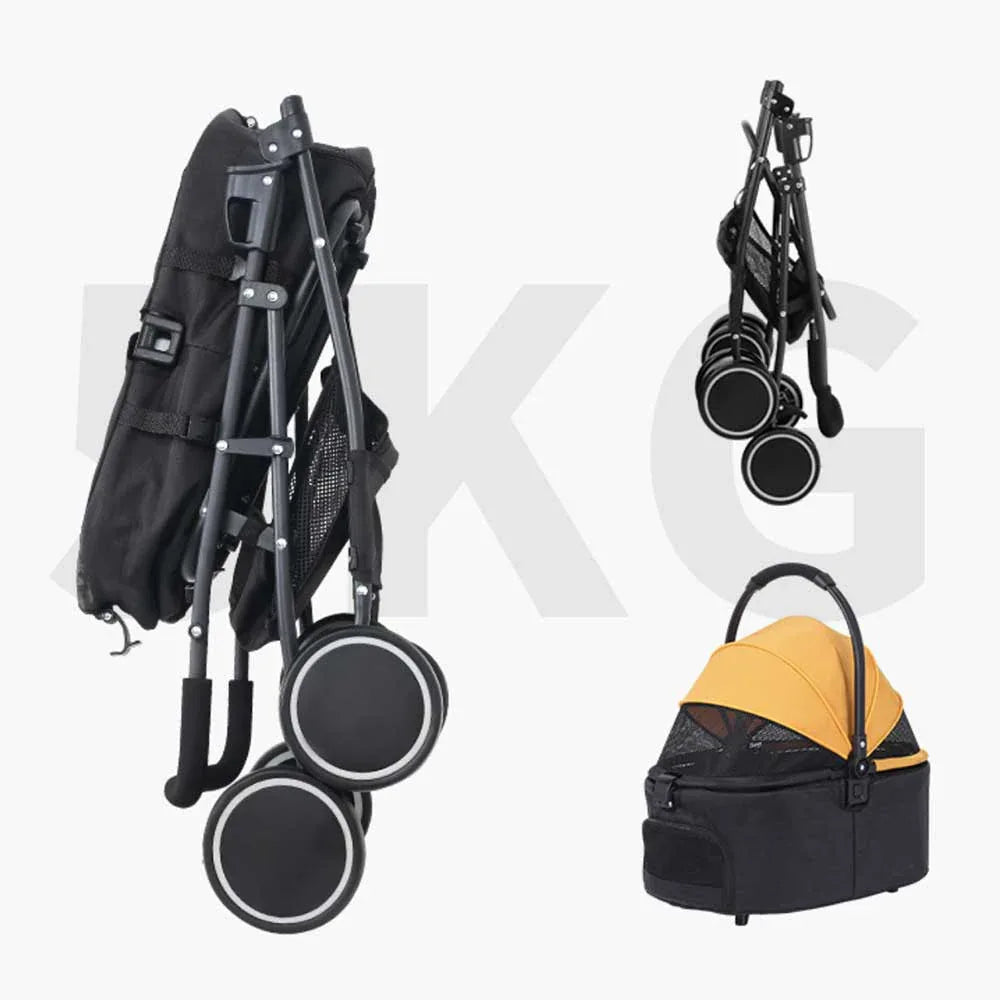 karubee寵物可折疊分離中小型狗貓兩用迷你手推車（寵物承重：15kg）-狗-毛孩物語Pets Thing｜香港寵物貓狗用品專門店：IATA寵物飛機籠、寵物手推車、貓爬架貓樹