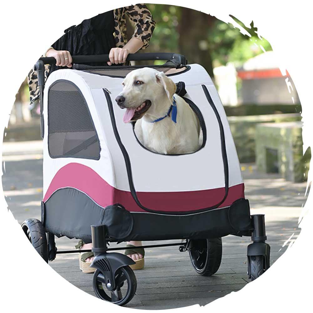 karubee大型犬狗狗代步戶外出可折疊手推車（寵物承重：50kg）-狗-毛孩物語Pets Thing｜香港寵物貓狗用品專門店：IATA寵物飛機籠、寵物手推車、貓爬架貓樹