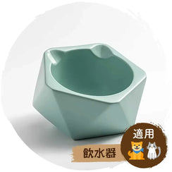 🥣日式和風寵物五角陶瓷飲水碗-貓狗-毛孩物語Pets Thing｜香港寵物貓狗用品專門店：IATA寵物飛機籠、寵物手推車、貓爬架貓樹